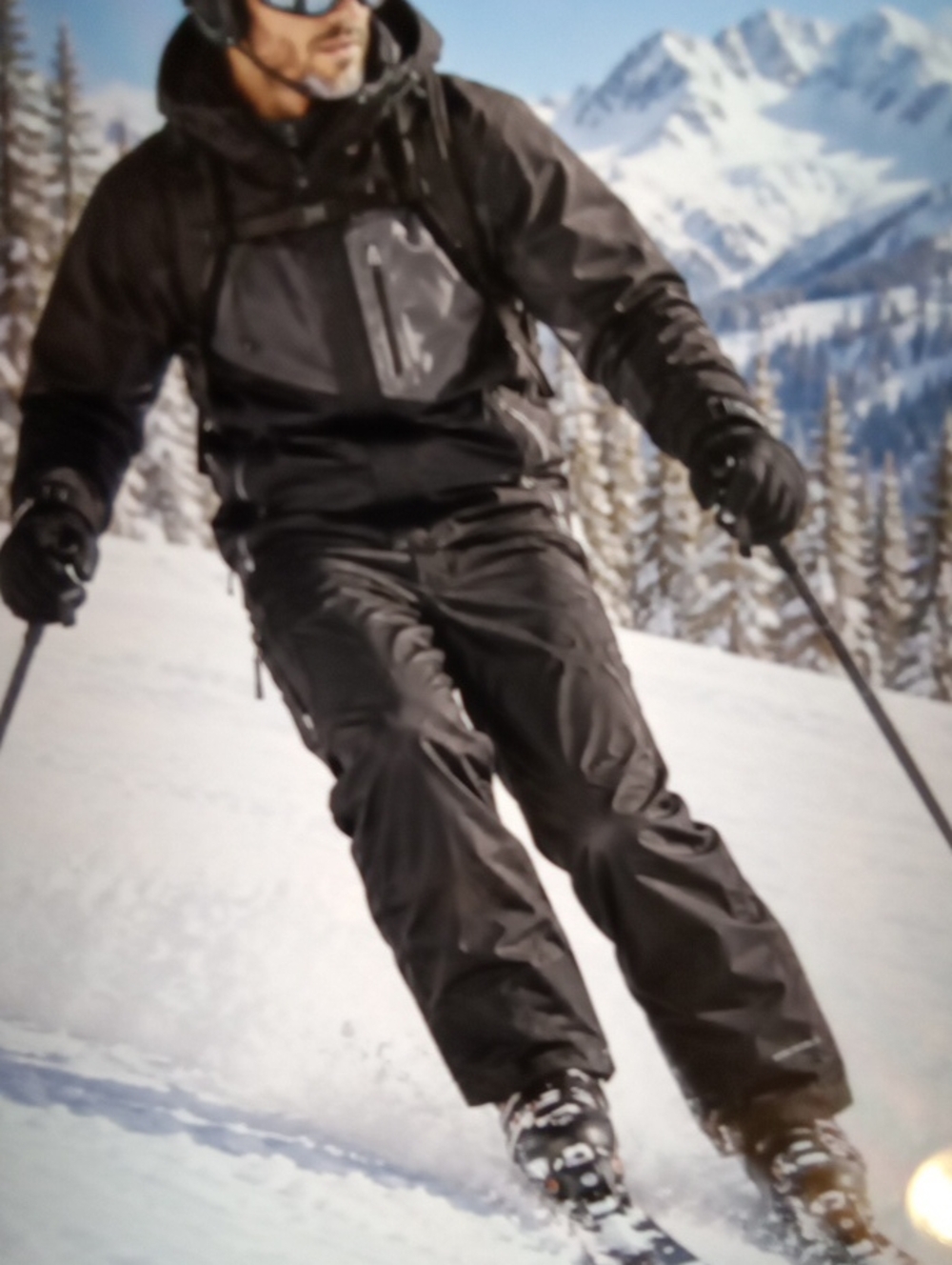 Columbia Omni Shield Black Ski Pants Gorpcore Outdoors Mountains Mens Large